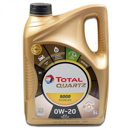 Total Quartz 9000 0W20 Future GF6 5 liter Motorolaj webáru