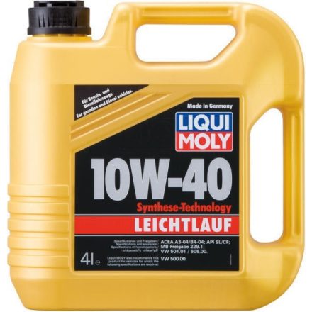 Liqui Moly Leichtlauf 10W40 LM9501+9500 4 + 1 liter