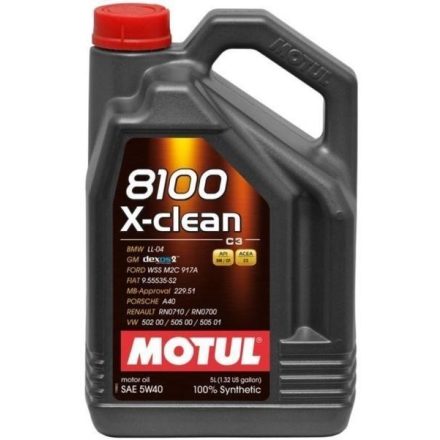 Motul 8100 X-clean 5W40 5 liter