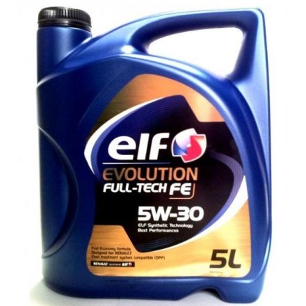 Elf Evolution Fulltech FE 5W30 5 liter New
