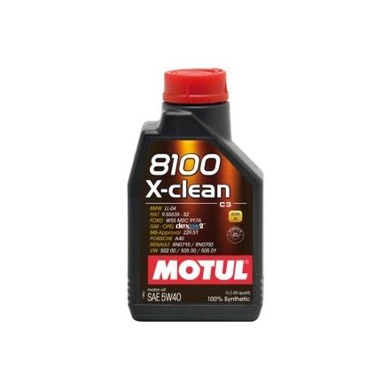 Motul 8100 X-clean 5W40 1 liter