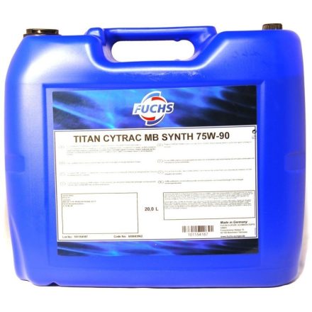 Fuchs Titan Cytrac MB Synth 75W90 20 liter