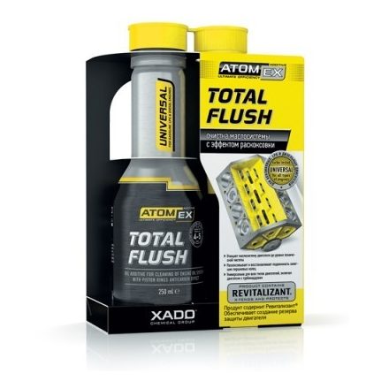 Xado 40613 Atomex Total Flush, olajrendszer tisztító 250 ml