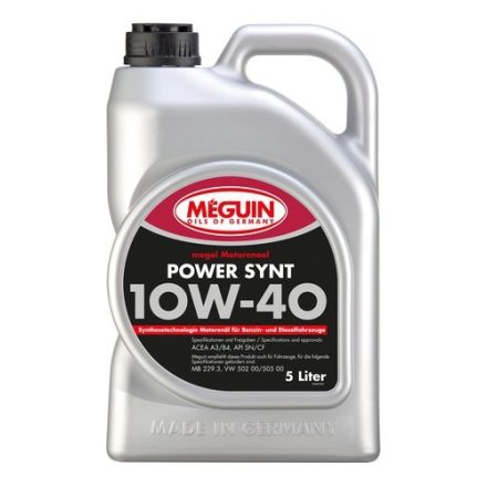 Meguin Power Synt 10W40 5 liter