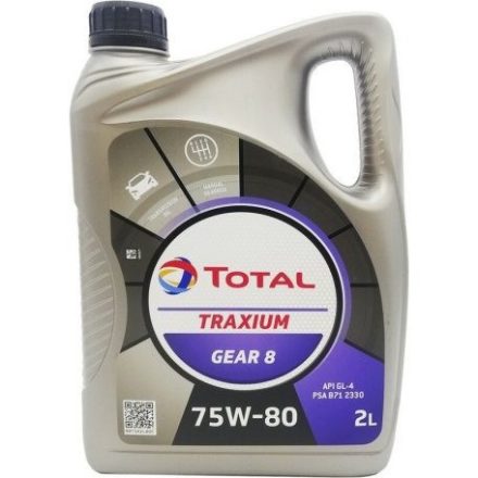 Total Traxium Gear8 75W80 2 liter