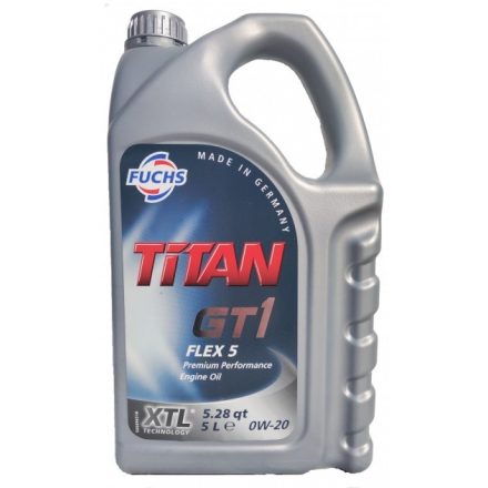 Fuchs Titan GT1 Flex 5 C5 0W20 5 liter