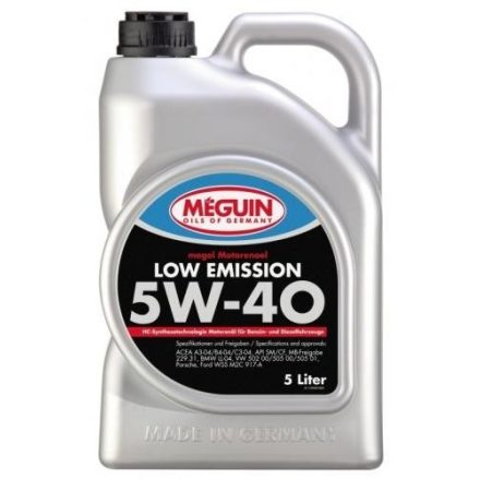 Meguin Low Emission 5W40 5 liter
