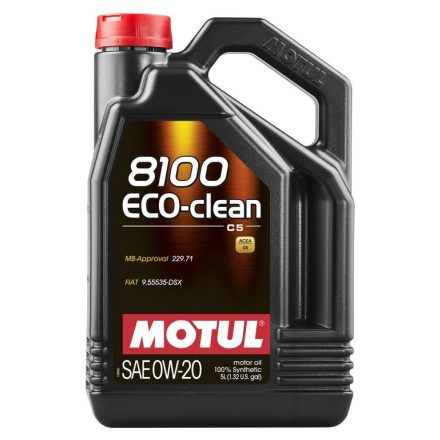 Motul 8100 Eco-Clean 0W20 5 liter