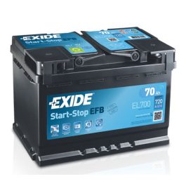 EL700 Exide akkumulátor Start-Stop 12V 70Ah J+