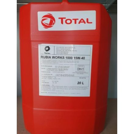 Total Rubia Works 1000 15W40 20 liter