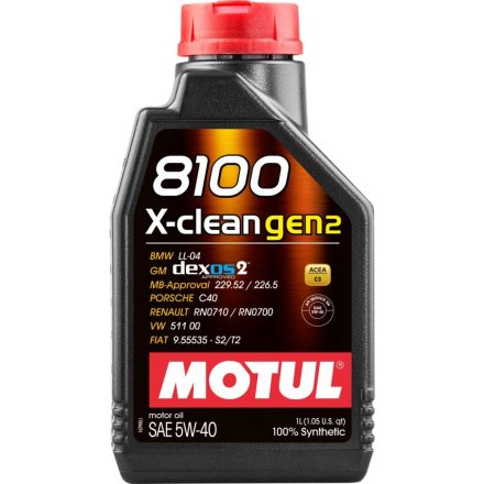 Motul 8100 X-clean gen2 5W40 1 liter