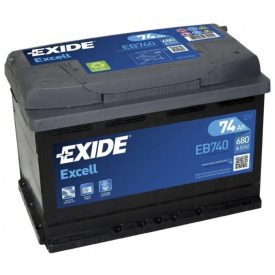 EB740 Exide akkumulátor 12V 74Ah J+
