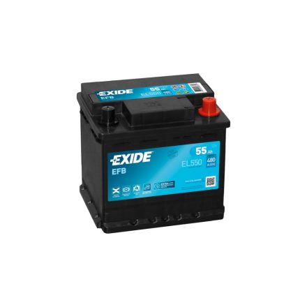 EL550 Exide akkumulátor 12V 55Ah J+