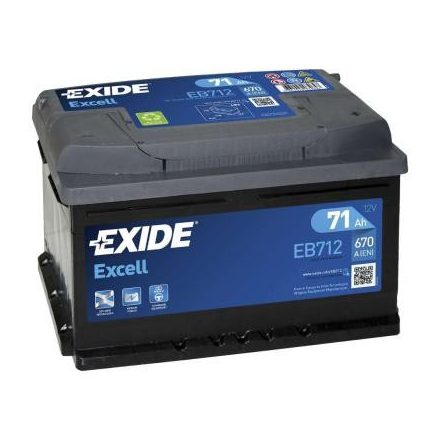 EL652 Exide akkumulátor 12V 65Ah J+