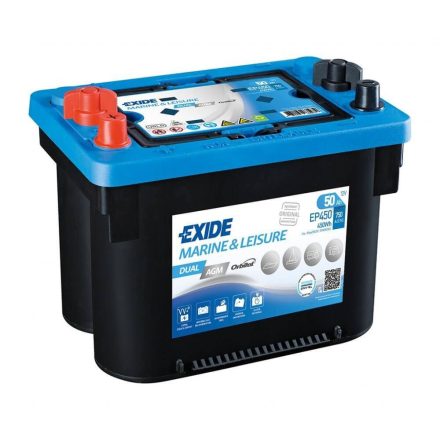 EP450 Exide akkumulátor 12V 50Ah B+