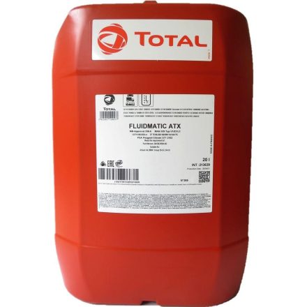 Total Fluidmatic ATX 20 liter New