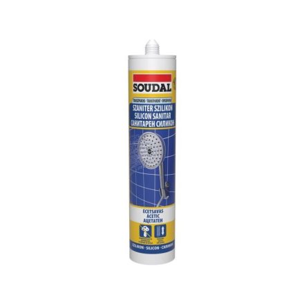 Soudal  Szaniter szilikon transparens 280 ml