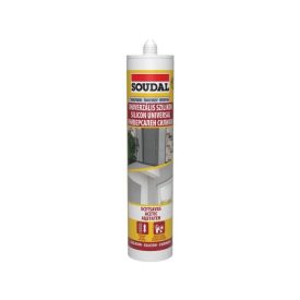 Soudal  univerzális szilikon-fehér transparens 280 ml
