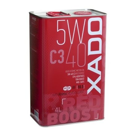 Xado 5W40 C3 Red Boost 26222 (25222, 20222) motorolaj 4 liter